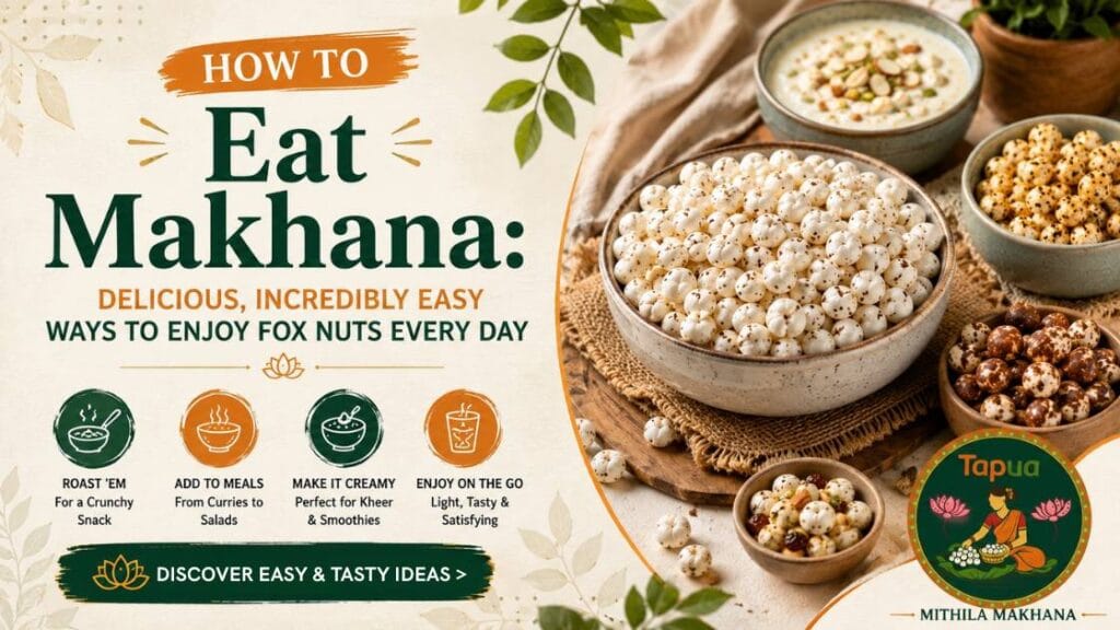 How to eat makhana — multiple ways including kheer, curry and roasted snack